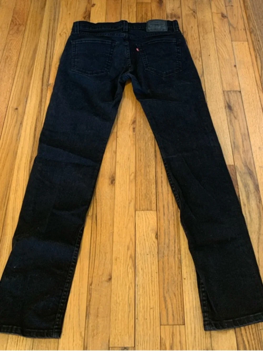 LEVI’S 511 Black Straight Jeans Classic Five-Pocket Boyfriend Denim 30x32 EUC